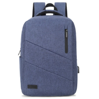 Subblim Mochila para portátil City Backpack - 15,6" - Compartimento acolchado - Resistente al agua - Puerto USB - Color Azul
