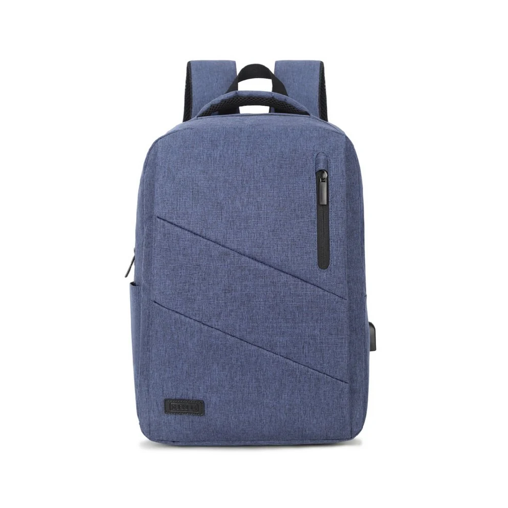 Subblim Mochila para portátil City Backpack - 15,6" - Compartimento acolchado - Resistente al agua - Puerto USB - Color Azul