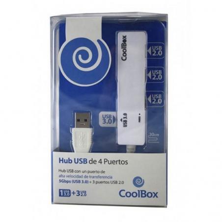 CoolBox HUB USB (1 x USB3.0 + 3 x USB2.0)