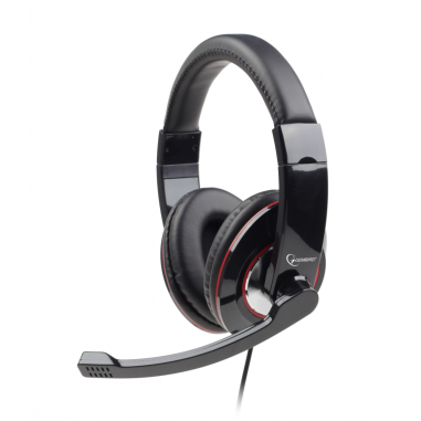 AURICULARES GEMBIRD MICROFONO CONTROL VOL NEGRO  ALAMBRICO