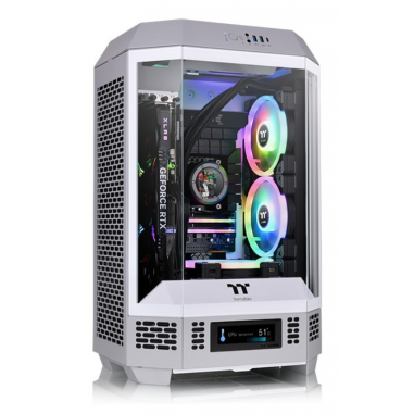 CAJA THERMALTAKE THE TOWER T300 M-ATX LIMESTONE ATX 2XUSB 3.0 SIN FUENTE GRIS