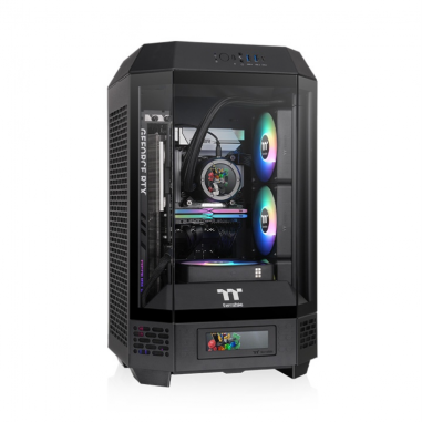 CAJA THERMALTAKE MINI-ITX TOWER 250 2XVENT 120MM NEGRO SNFUENTEÂ