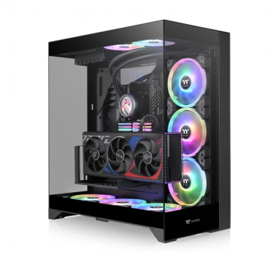 CAJA THERMALTAKE CTE E550 TG MID TOWER 2XUSB 3.0 1XUSB-C SN FUENTE NEGRO