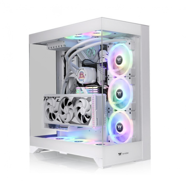 CAJA THERMALTAKE CTE E550 TG MID TOWER 2XUSB 3.0 1XUSB-C SN FUENTE BLANCO