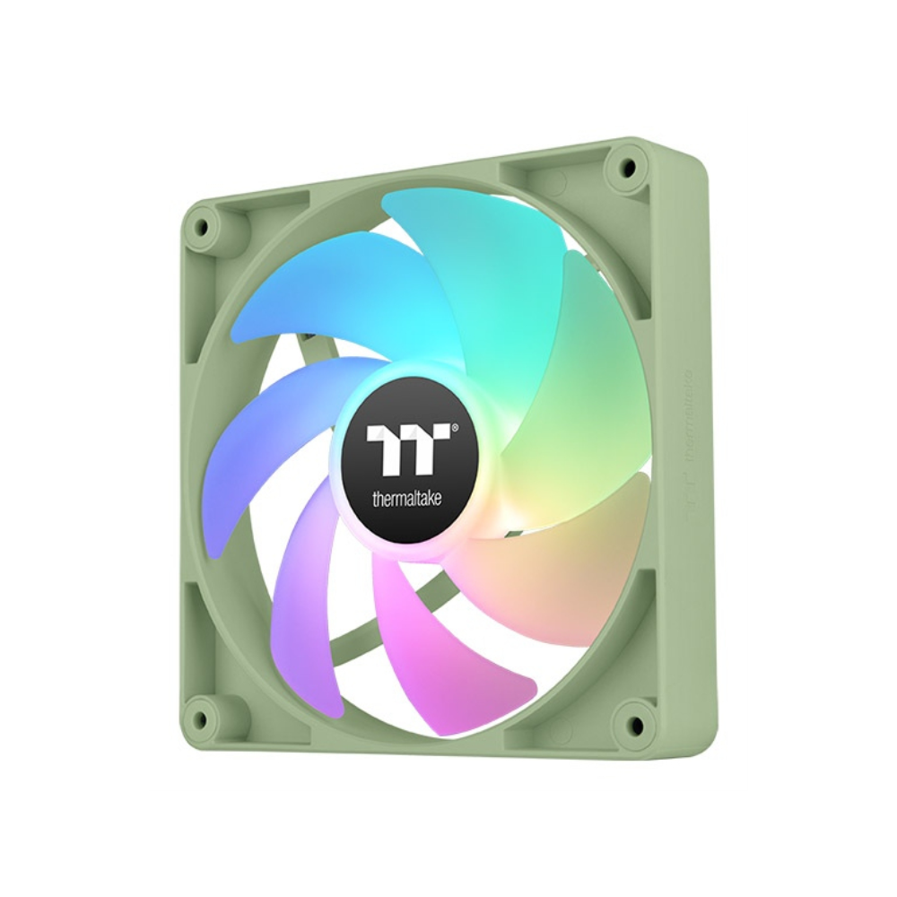VENTILADOR CAJA THERMALTAKE CT120 ARGB 2XVENT VERDE MATCHA