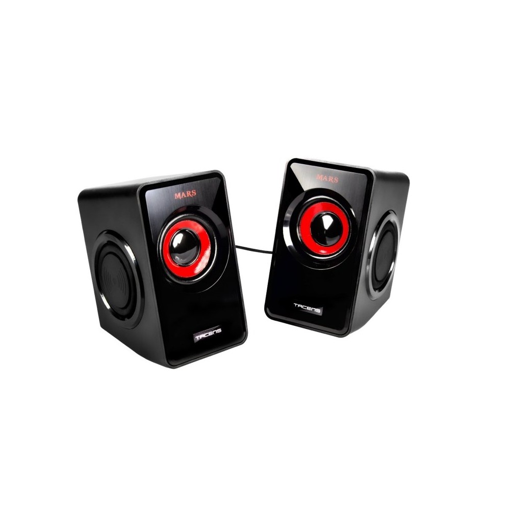 Mars Gaming Altavoces 2.0 MS1 negro/rojo