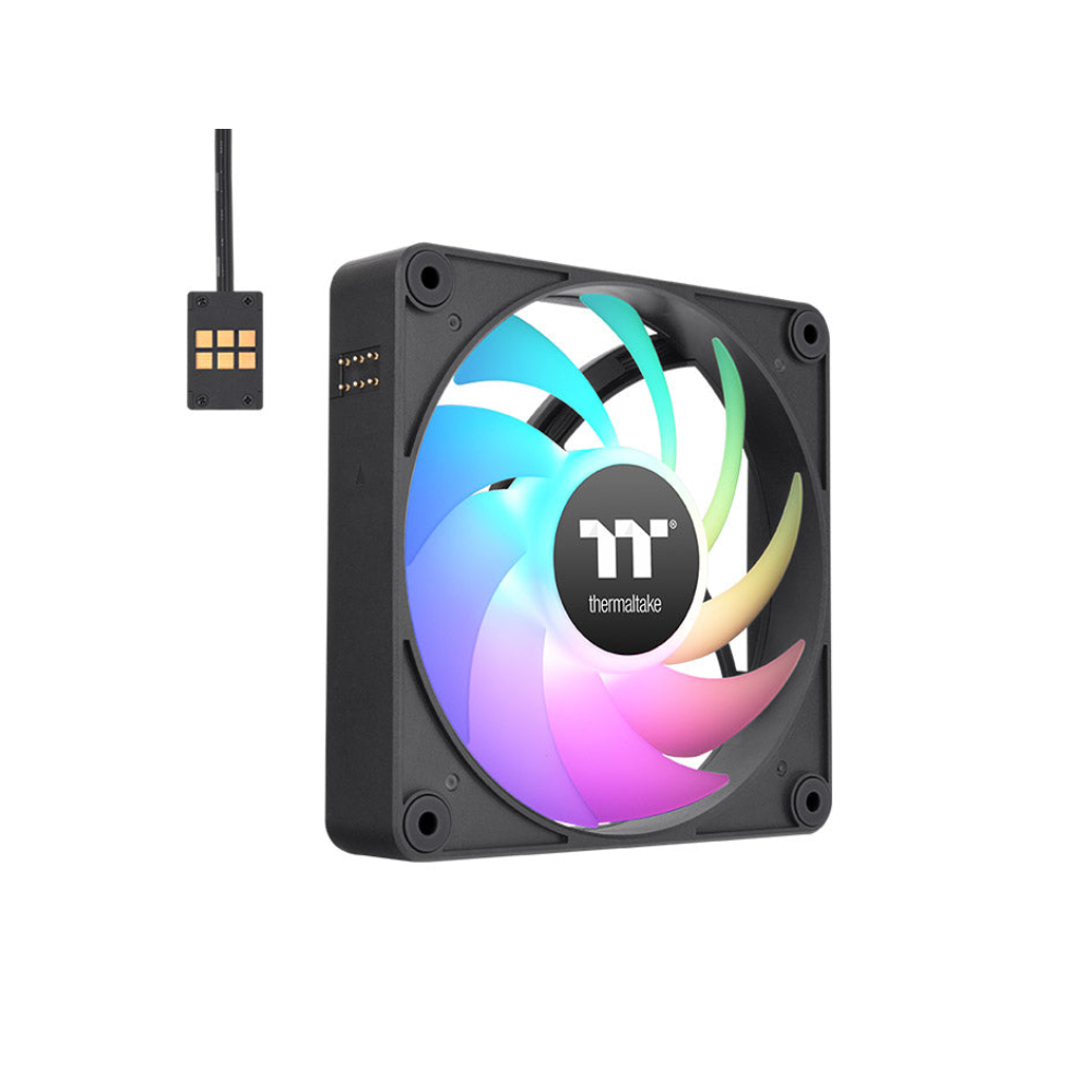VENTILADOR MAGNETICO DE CAJA THERMALTAKE CT140 EX ARGB 3XVENT NEGRO
