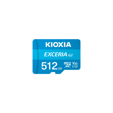 MICRO SD KIOXIA 512GB EXCERIA G2 W/ADAPTOR