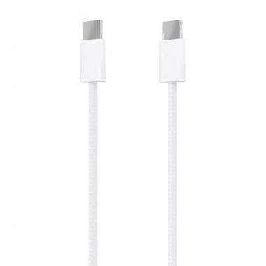 CABLE AISENS USB 2.0 3A 60W APPLE USB-C/M-USB-C/M BLANCO 1.0M