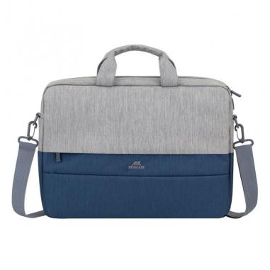 RIVACASE 7532 Grey/blue Prater Maletín 15,6" gris-