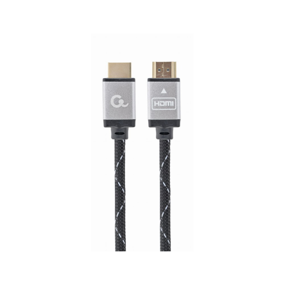 CABLE TRENZADO HDMI 2.0 4K 60HZ GEMBIRD SELECT PLUS SERIES CON ETHERNET 1M NEGRO