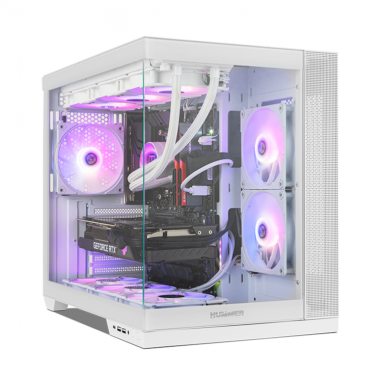 CAJA NOX HUMMER ASTRA NEO SEMITT ATX CRISTAL FRAMELESS BLANCO