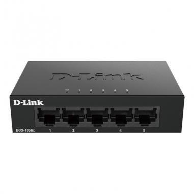 D-Link DGS-105GL Switch 5xGB Metal Plug&Play