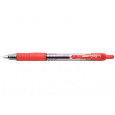 Pilot Boligrafo de Gel G2 Rollerball Retractil - Recargable - Punta de Bola Redonda 0.7mm - Trazo 0.32mm - Grip Ergonomico - Col