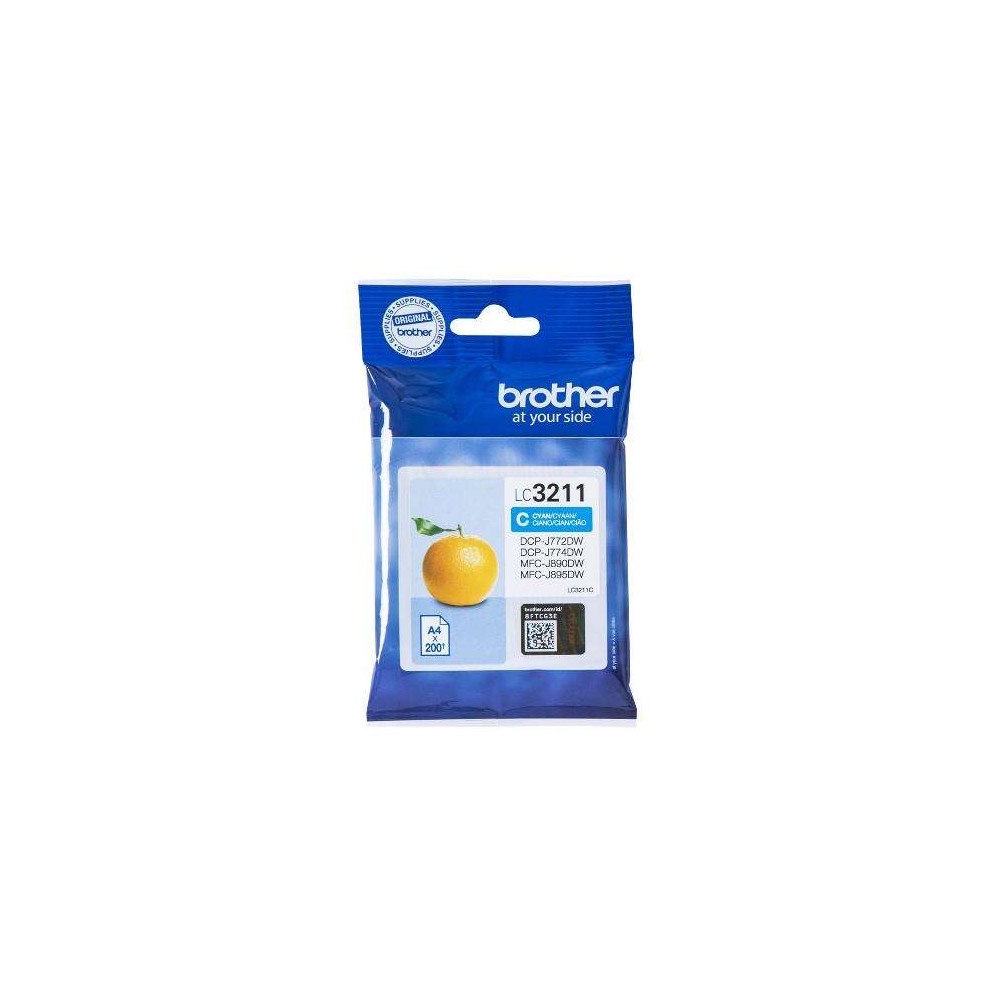 Brother LC3211 Cyan Cartucho de Tinta Original - LC3211C