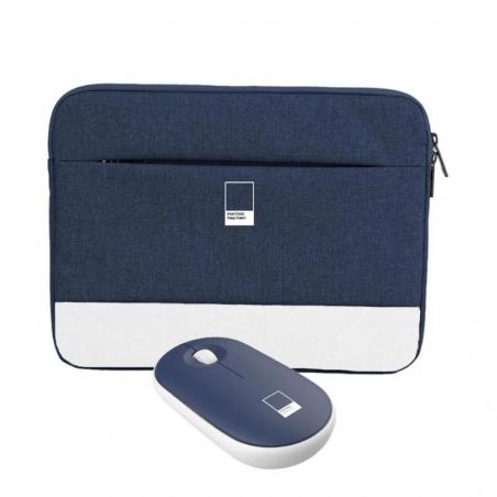 Celly Kit Sleeve Pantone + raton 15,6" Navy