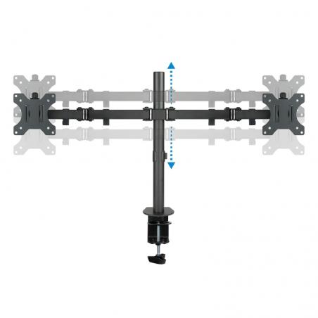 Tooq db1232tn-b soporte monitor mesa 2brazos 13-32