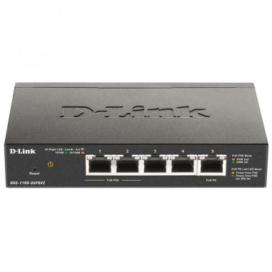 D-link dgs-1100-05pdv2 switch 5xgb poe 1xpd (18w)