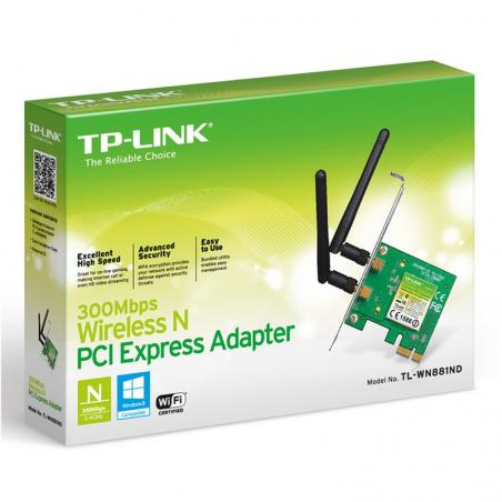 Tp-link tl-wn881nd tarjeta red wifi n300 pci-e