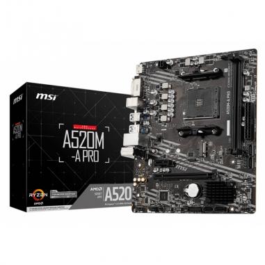 Msi placa base a520m-a pro matx am4