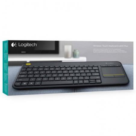 Logitech teclado k400 920-007137 plus touch negro