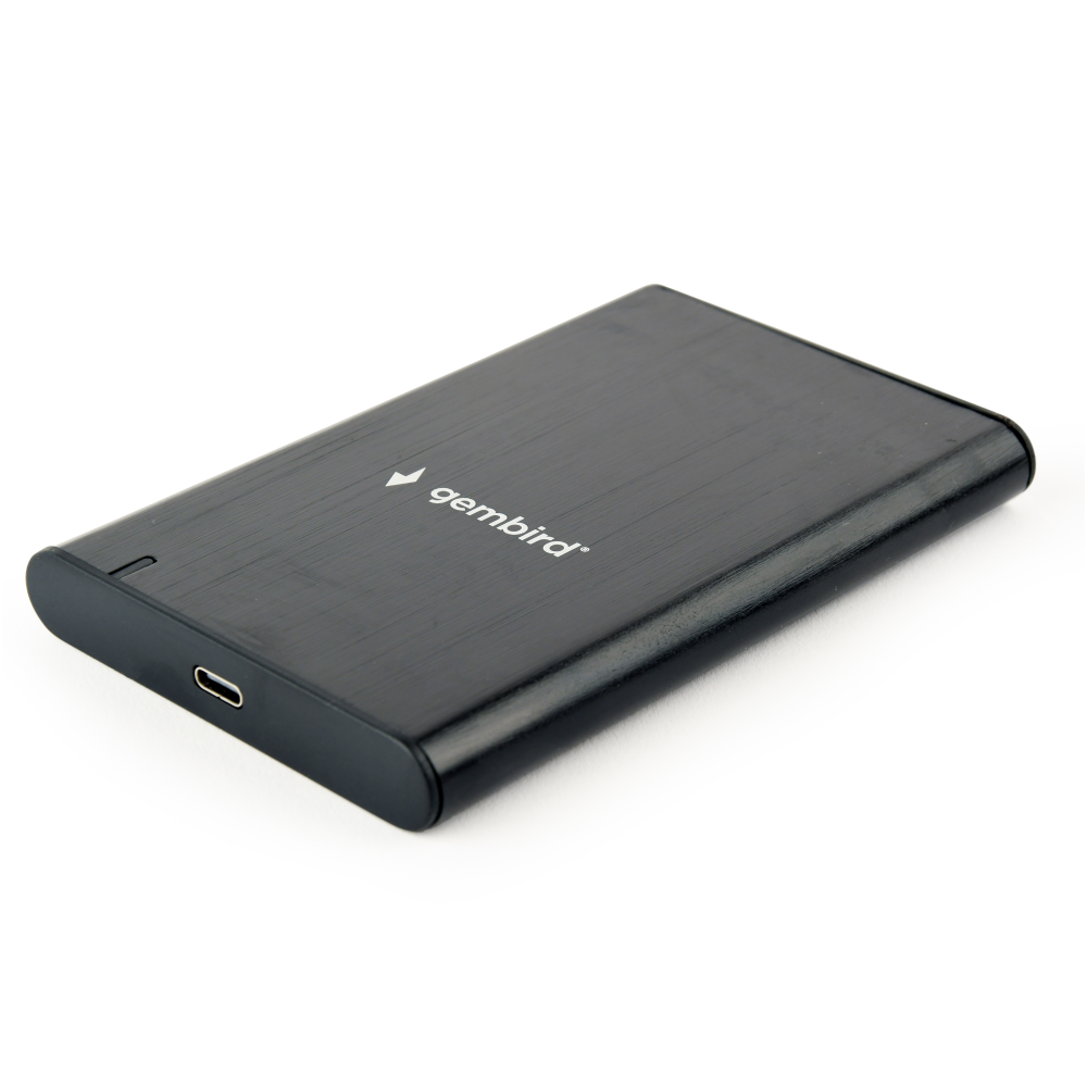 CARCASA DISCO DURO GEMBIRD HDD Ó SATA USB TIPO C 3.1 NEGRO ALUMINIO