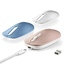 Ngs raton multidispositivo 2.4ghz recargable shell