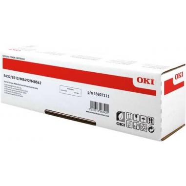 OKI B432/B512/MB492/MB562 Negro Cartucho de Toner Original - 45807111