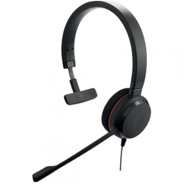 Jabra Evolve 20 Auricular Monoaural con Microfono USB - Cancelacion de Ruido - Diadema Ajustable - Controles en Cable - Color Ne