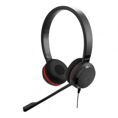 Jabra Evolve 20SE MS Auriculares Estero con Microfono USB - Cancelacion de Ruido - Diadema Ajustable - Controles en Cable - Colo