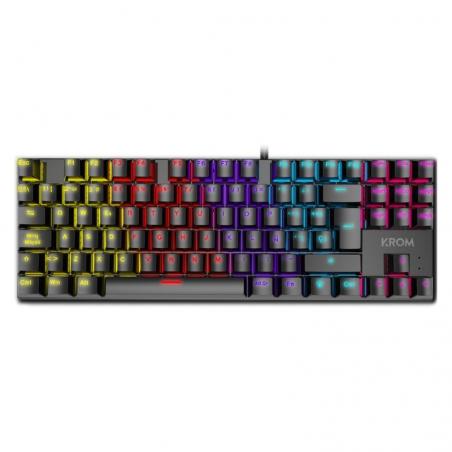 Krom teclado gaming nxkromkasictkl tkl rainbow