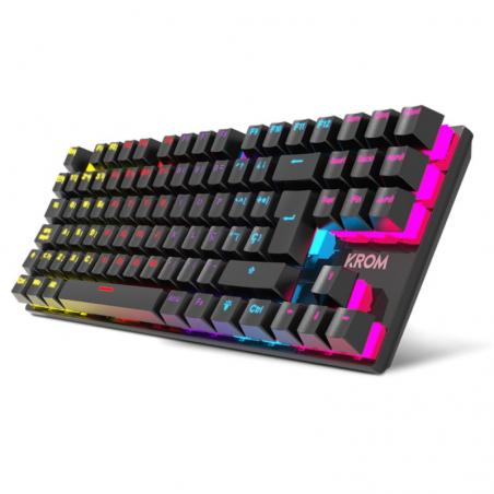 Krom teclado gaming nxkromkasictkl tkl rainbow