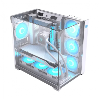 CAJA ATX HIDITEC GAMING SKY WHITE USB 3.1 TYPE-C