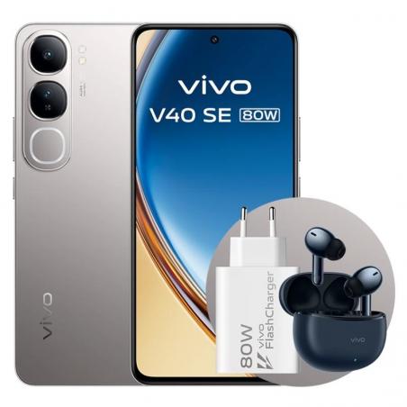 Vivo v40 se 80w 6.67" 8gb(+8) 256gb titanium bundl