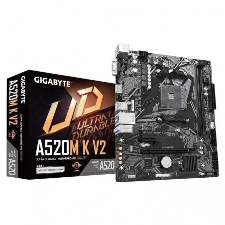 Gigabyte placa base a520m k v2 matx am4