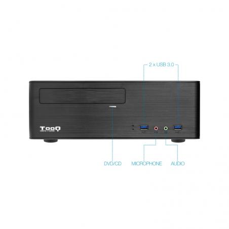 Tooq caja micro atx/itx tqc-3006du3c 500w usb3.0