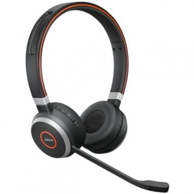 Jabra Evolve 65 SE UC Stereo Auriculares con Microfono Bluetooth - Cancelacion de Ruido - Autonomia hasta 12h - Diadema Ajustabl