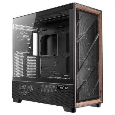 CAJA ANTEC FLUX PRO_EUV WOOD ATX 2XUSB3.0 SIN FUENTE NEGRO