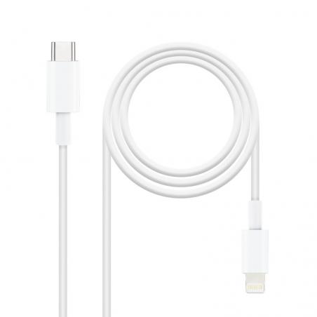 Nanocable cable lightning a usb-c 2 metros