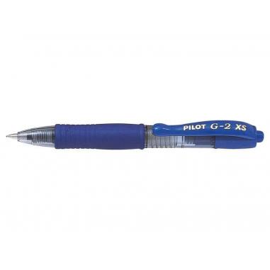 Pilot Boligrafo de Gel G2 Pixie XS Retractil - Punta de Bola Redonda 0.7mm - Trazo 0.32mm - Grip Ergonomico - Color Azul