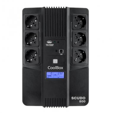 Coolbox sai scudo3 800va/480w con pantalla lcd