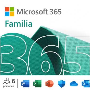 Microsoft 365 familia suscrip. anual (6u)