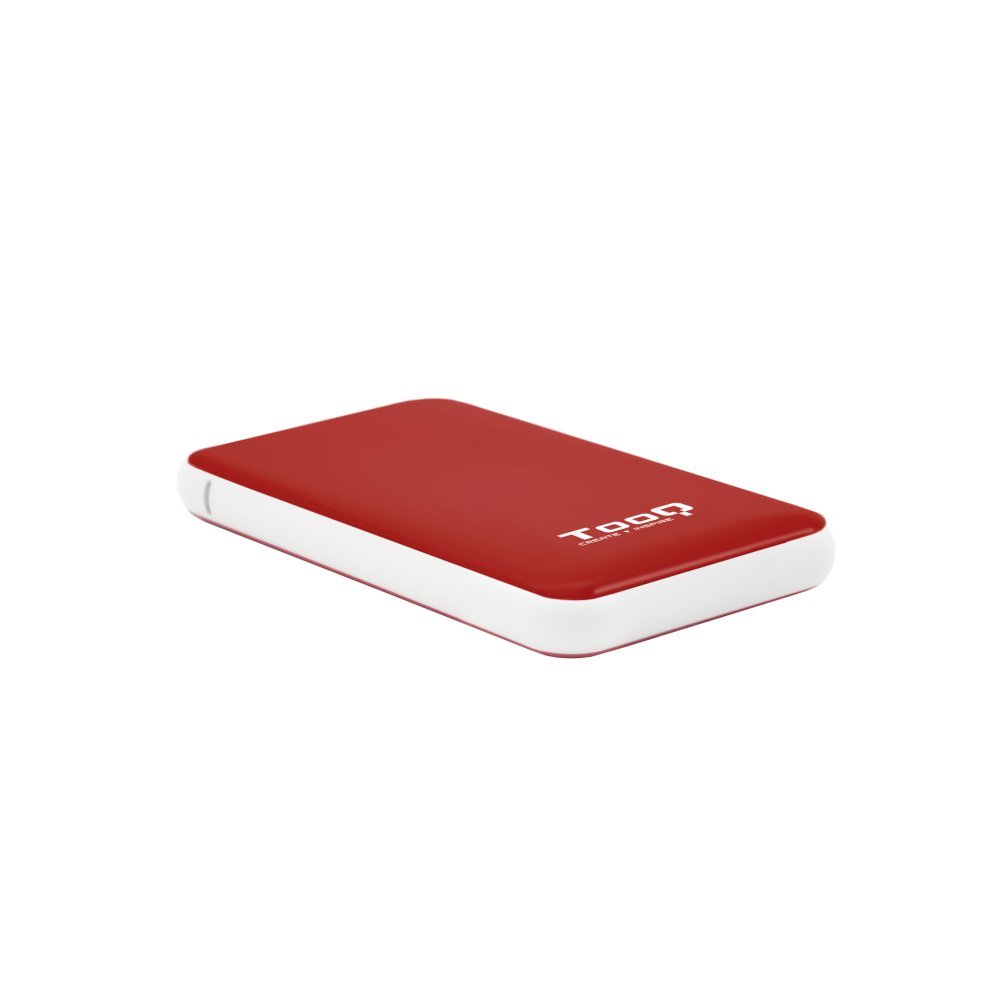 CAJA EXTERNA TQE-2528R 2,5" 9,5 MM SATA USB 3.1 GEN1 ROJA