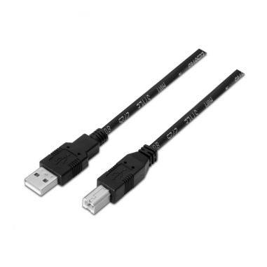 CABLE AISENS USB 2.0 IMPRESORA TIPO A M-B M NEGRO 3.0M