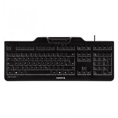 Cherry teclado+lector chip integrado (dnie) negro