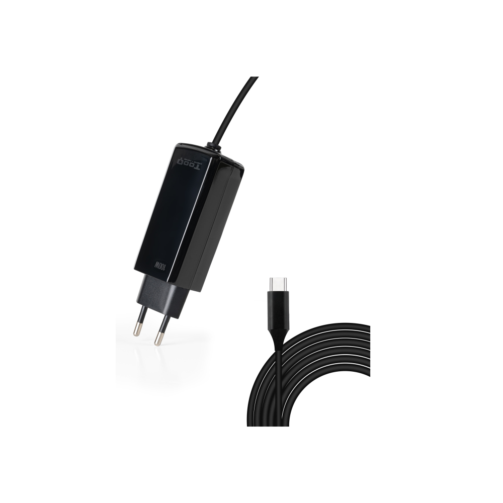 TooQ TQLC-USBCGAN100PD-C cargador de dispositivo móvil Portátil, Universal Corriente alterna Interior
