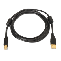 AISENS A101-0011 cable USB USB 2.0 5 m USB A USB B Negro