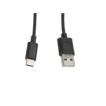 Lanberg CA-USBO-10CC-0010-BK cable USB USB 2.0 1 m USB A USB C Negro