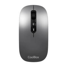 Coolbox ratón w02-ia inalámbrico rf+bt gris