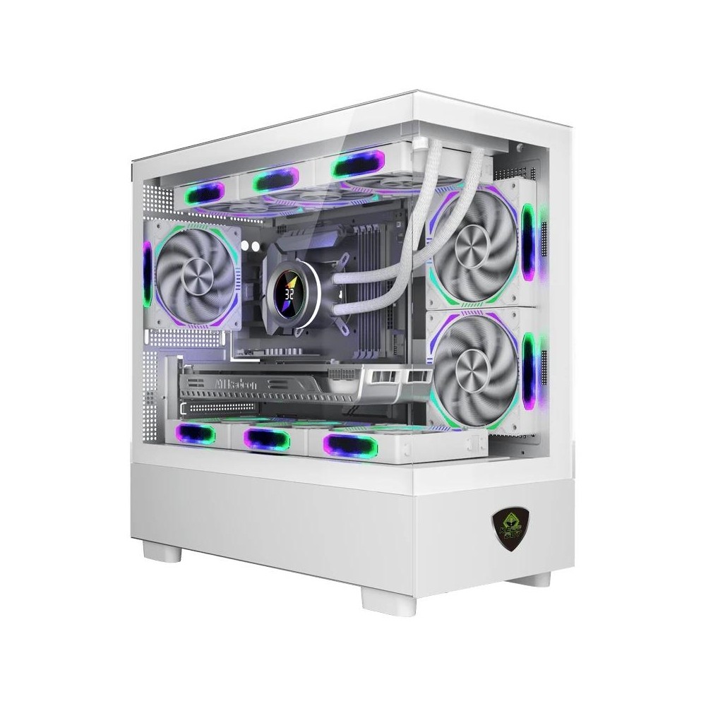 Keep out caja m-atx xc-301w 3fans usb3.0 white